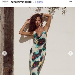Runaway The Label Floral Maxi Dress XXS